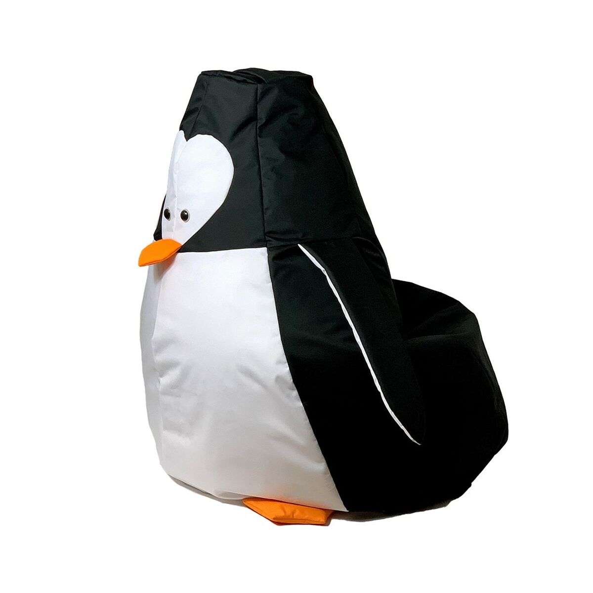 Puf GO GIFT Hvid Sort Oxford Pingvin 130 x 90 cm